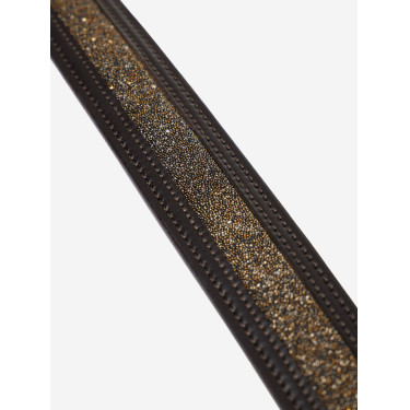 LeMieux Crystal Insert Riem Bruin