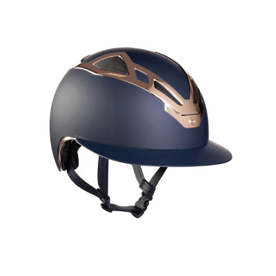 Casque Apex Chrome Lady Bleu Mat/Rose Gold Suomy Matt / or rose