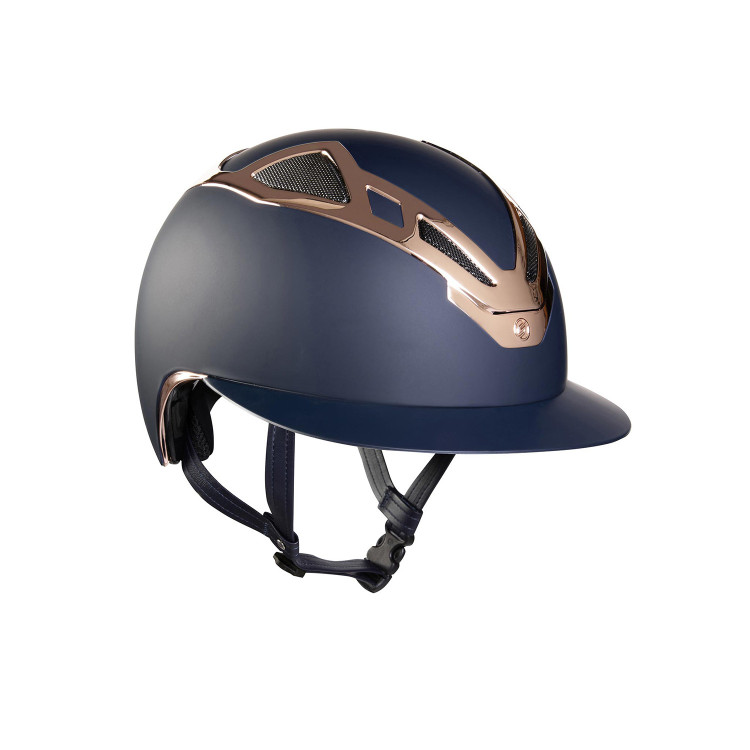 Apex Chrome Lady Helm Mat Blauw/Rose Goud Suomy