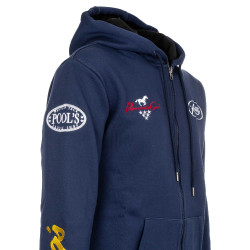 Unisex Hoodie Multilogo Pool's Marine Marineblauw