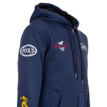 Unisex Hoodie Multilogo Pool's Marine Marineblauw