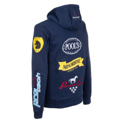 Unisex Hoodie Multilogo Pool's Marine Marineblauw