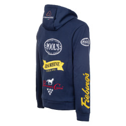 Unisex Hoodie Multilogo Pool's Marine Marineblauw