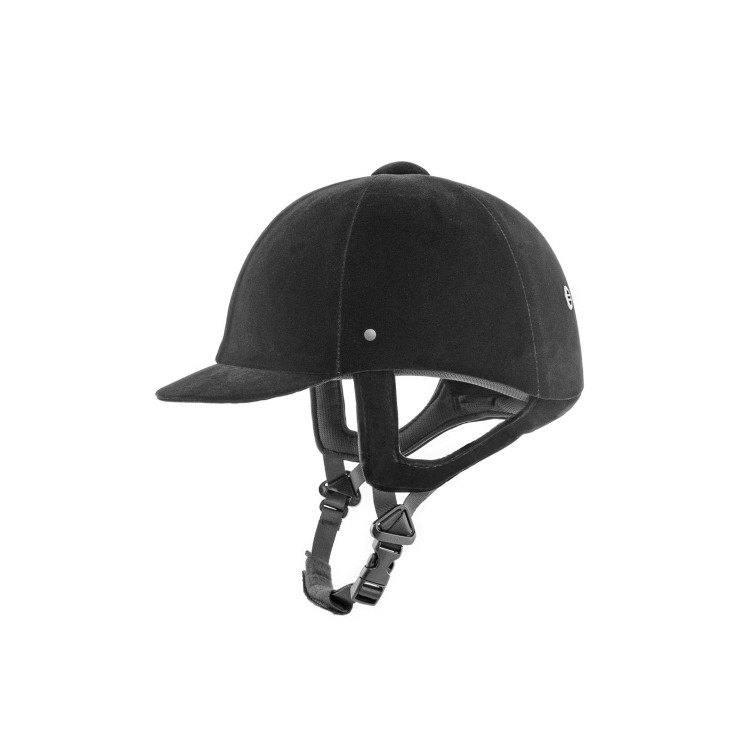 Pro-Tech Velours Helm met Pro-Tech Nekbeschermer