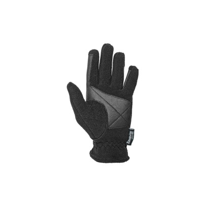 Fleece- en Imitatieleren Handschoenen 169 Umbria Equitazione Zwart