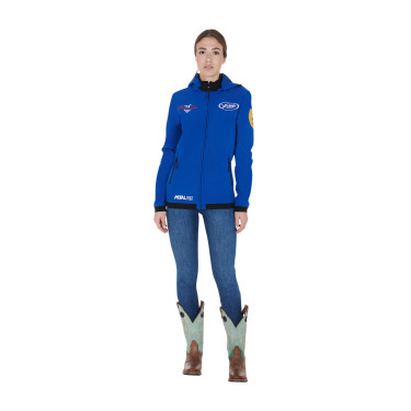 Softshell Unisex Multilogo Pool's Koningsblauw