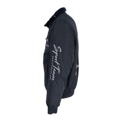 Winter Bomber Amahors Sport Team met Fleecevoering Umbria Equitazione Marine Marineblauw