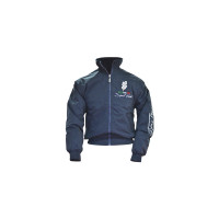 Winterjas Umbria Sport Team met Fleecevoering Umbria Equitazione Marine Marineblauw
