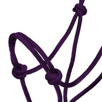 Halster Verstelbaar Gevlochten Touw Waves Design 8mm Pool's Citroen / zwart Geel