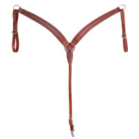 Jachtmartingaal 5957 met Slangenmotief Pool's Cognac Bruin