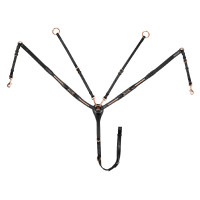 Frontaal met Supreme-ketting Zwart