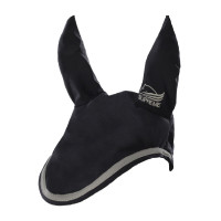 Katoenen Pony Muts met Contrasterende Paspel Supreme Marine / lichtgrijs Blauw