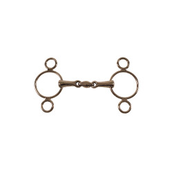 RVS Olijfbit met Dubbele Scharniering Umbria Equitazione