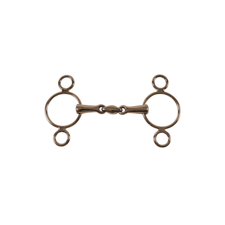 RVS Olijfbit met Dubbele Scharniering Umbria Equitazione
