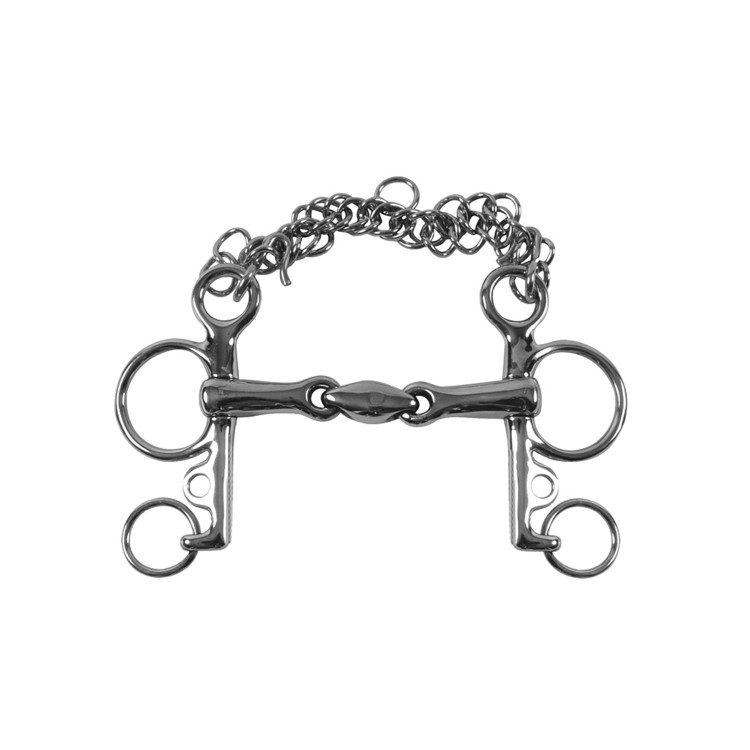 Mors Pessoa 2 Ringen met Dubbele Scharnier Umbria Equitazione