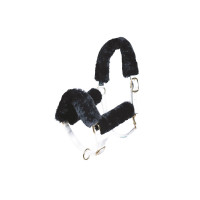 Set Synthetische Wol voor halster per 4 Umbria Equitazione Zwart