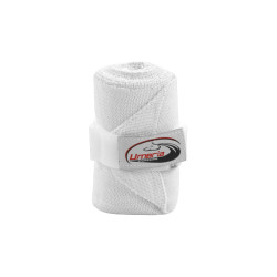 Elastische Werkbandages per 4 Umbria Equitazione Wit