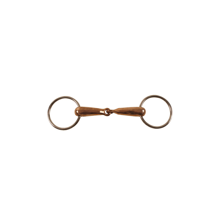 Lege Ringbit met Koperen Mondstuk Umbria Equitazione