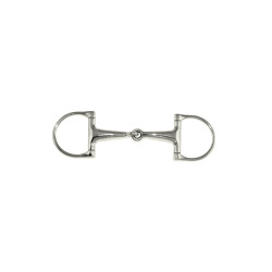 D-ring bit in roestvrij staal Umbria Equitazione