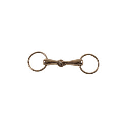 Mors Pony met Ringetjes Leeg in IJzer Umbria Equitazione