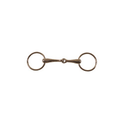 Leeg Ringbit RVS Umbria Paardensport