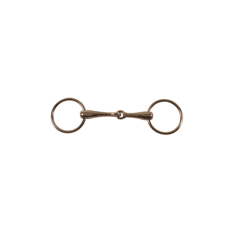 Leeg Ringbit RVS Umbria Paardensport