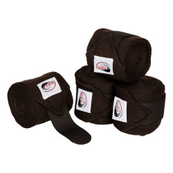 Rustbandages per 4 Umbria Equitazione Donkerbruin