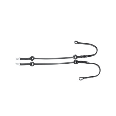 Elastische Lederen Teugels met Rubberen Strengen Umbria Equitazione Elastische Lederen Teugels met Rubberen Strengen Umbria Equitazione