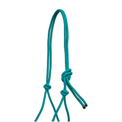 Halster Gevlochten Touw met Navajo Versieringen Pool's Turkoois Blauw