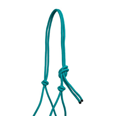 Halster Gevlochten Touw met Navajo Versieringen Pool's Turkoois Blauw