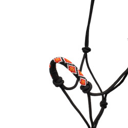 Halster met Geknoopte Touw en Navajo Versieringen en Longe Pool's Halster met Geknoopte Touw en Navajo Versieringen en Longe Pool's