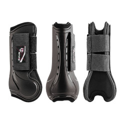 Neopreen Perforatie Airflow Gamaschen met Pro-Tech Kunststof Versteviging Donkerbruin