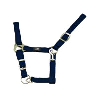 Nylon Halster Dubbel Laags met Dubbele Verstelling Supreme Marine Marineblauw