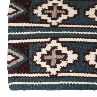 NZ Wool Contourvorm Tapijt 33x38 Pool's Grijs / wit