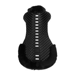 Piuma-FS Respira-FS schokdemper met Voorwaartse Verhoging en Ecologische Schapenvacht Acavallo Zwart schaap Piuma-FS Respira-FS schokdemper met Voorwaartse Verhoging en Ecologische Schapenvacht Acavallo Zwart schaap