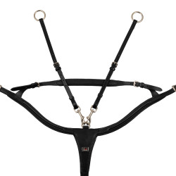 Anatomisch Gevoerde Jachtborsttuig met Supreme Brug Zwart