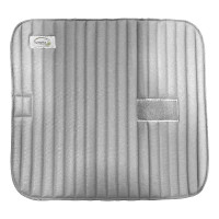 Onderbanden Gewatteerd met Vilt en Schuim per 4 Umbria Equitazione Zilver