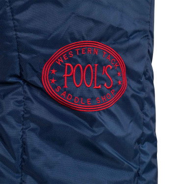 Gewatteerde Draagtas voor Western Zadel Pool's Marine / rood Blauw