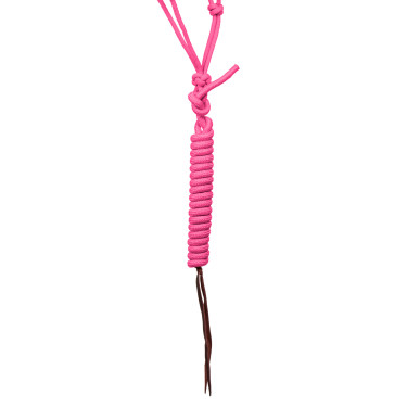 Ethologisch halster Perlé met Longe Pool's Warm roze