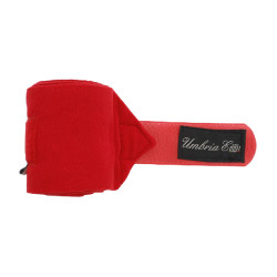 Fleece Rustbandages per 4 Umbria Equitazione Rood Fleece Rustbandages per 4 Umbria Equitazione Rood