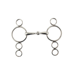 Mors Pessoa Pony 4 Ringen Roestvrij Staal Umbria Paardensport