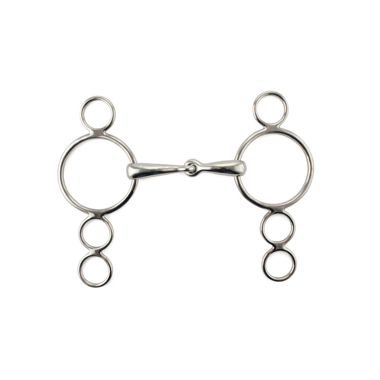 Mors Pessoa Pony 4 Ringen Roestvrij Staal Umbria Paardensport