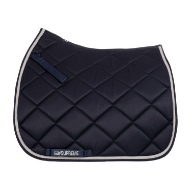 Dressuur Zadeldek Gewatteerd Supreme Marine / lichtgrijs Blauw Dressuur Zadeldek Gewatteerd Supreme Marine / lichtgrijs Blauw