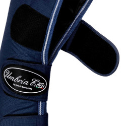 Transportbeschermers Rip-Stop met Leren Verstevigingen Umbria Equitazione Marine Marineblauw