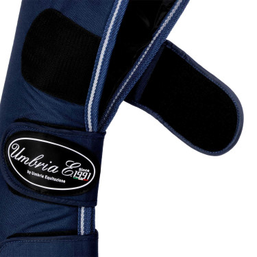 Transportbeschermers Rip-Stop met Leren Verstevigingen Umbria Equitazione Marine Marineblauw