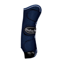 Transportbeschermers Rip-Stop met Leren Verstevigingen Umbria Equitazione Marine Marineblauw