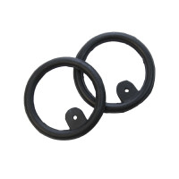 Elastische Ringen voor Veiligheidsbeugels Umbria Equitazione Zwart Elastische Ringen voor Veiligheidsbeugels Umbria Equitazione Zwart