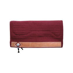 Western Show Alpaca Zadeldek met Basket Weave Gravure Pool's