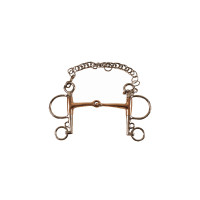 Mors Pelham Plein avec Embouchure en Cuivre Umbria Equitazione Mors Pelham Plein avec Embouchure en Cuivre Umbria Equitazione