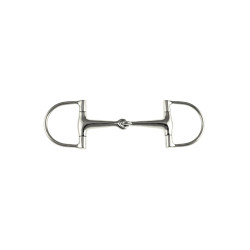 Mors D Ring Plein en Inox Umbria Equitatie